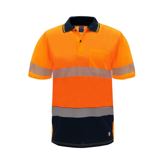 Citeco Orange Hi Vis Short Sleeve Polo - Large