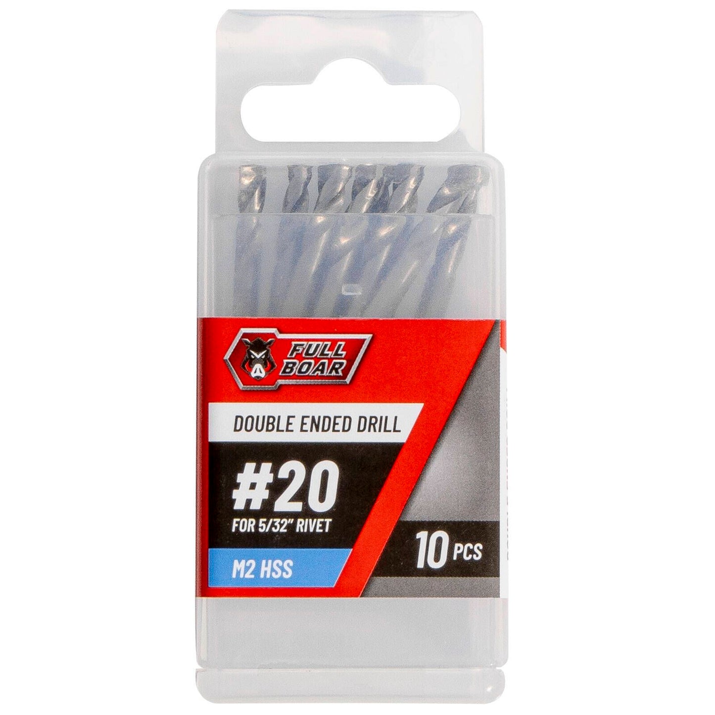 Full Boar No 20 HSS Double Ended Drill Bit - 50mm - 10 Pack