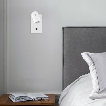 Verve Design White Sirius Wall Light - 100 x 160 x 180mm