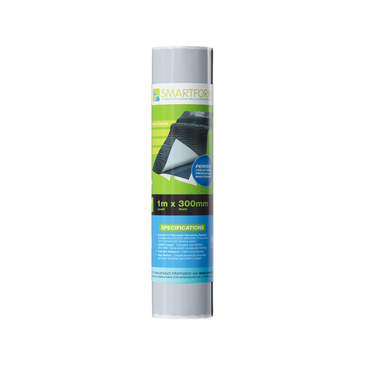 Smartform Black Lead Free Flashing - 300mm x 1m