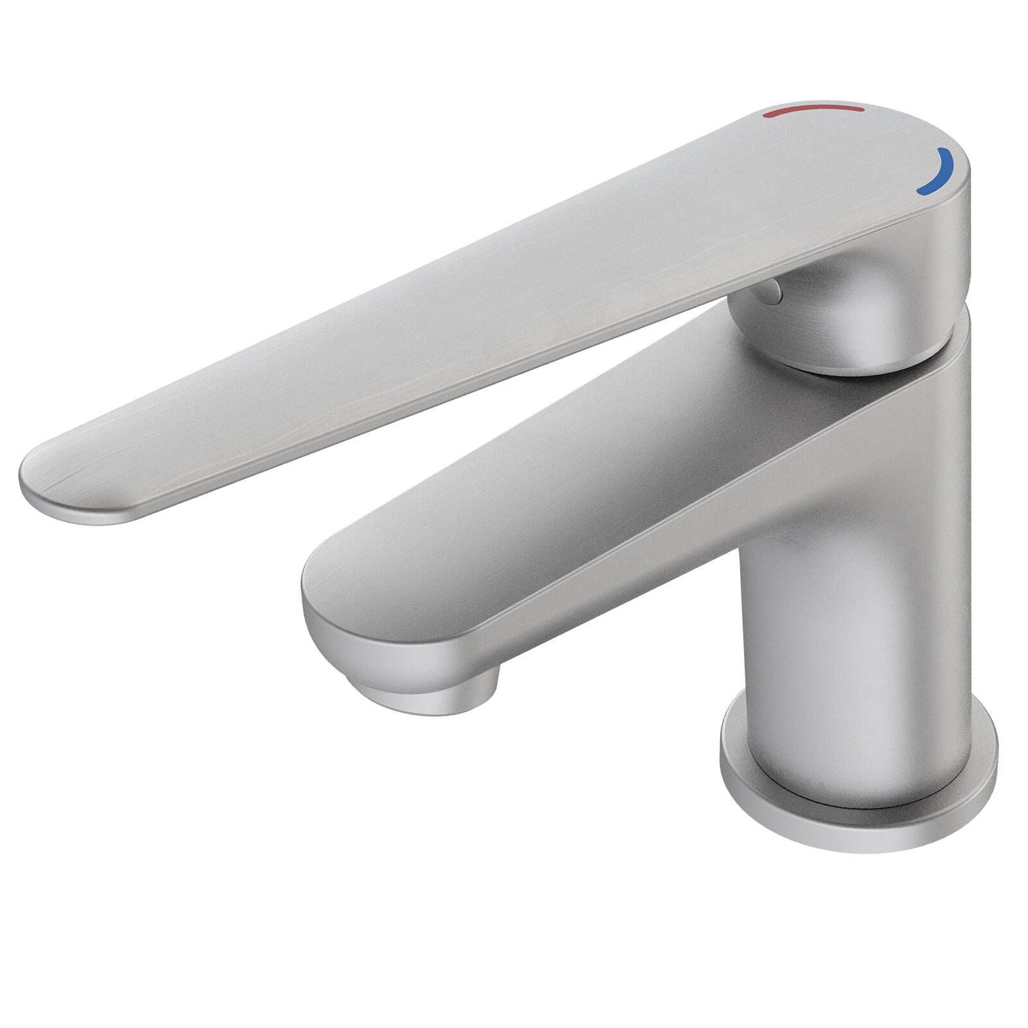 Homecare By Caroma Basin Mixer - Brushed Nickel - 40 x 150 x 175mm