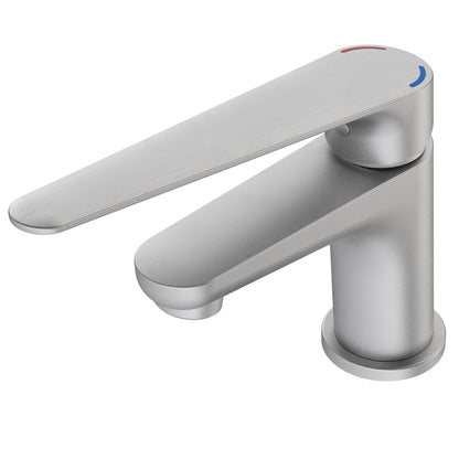 Homecare By Caroma Basin Mixer - Brushed Nickel - 40 x 150 x 175mm