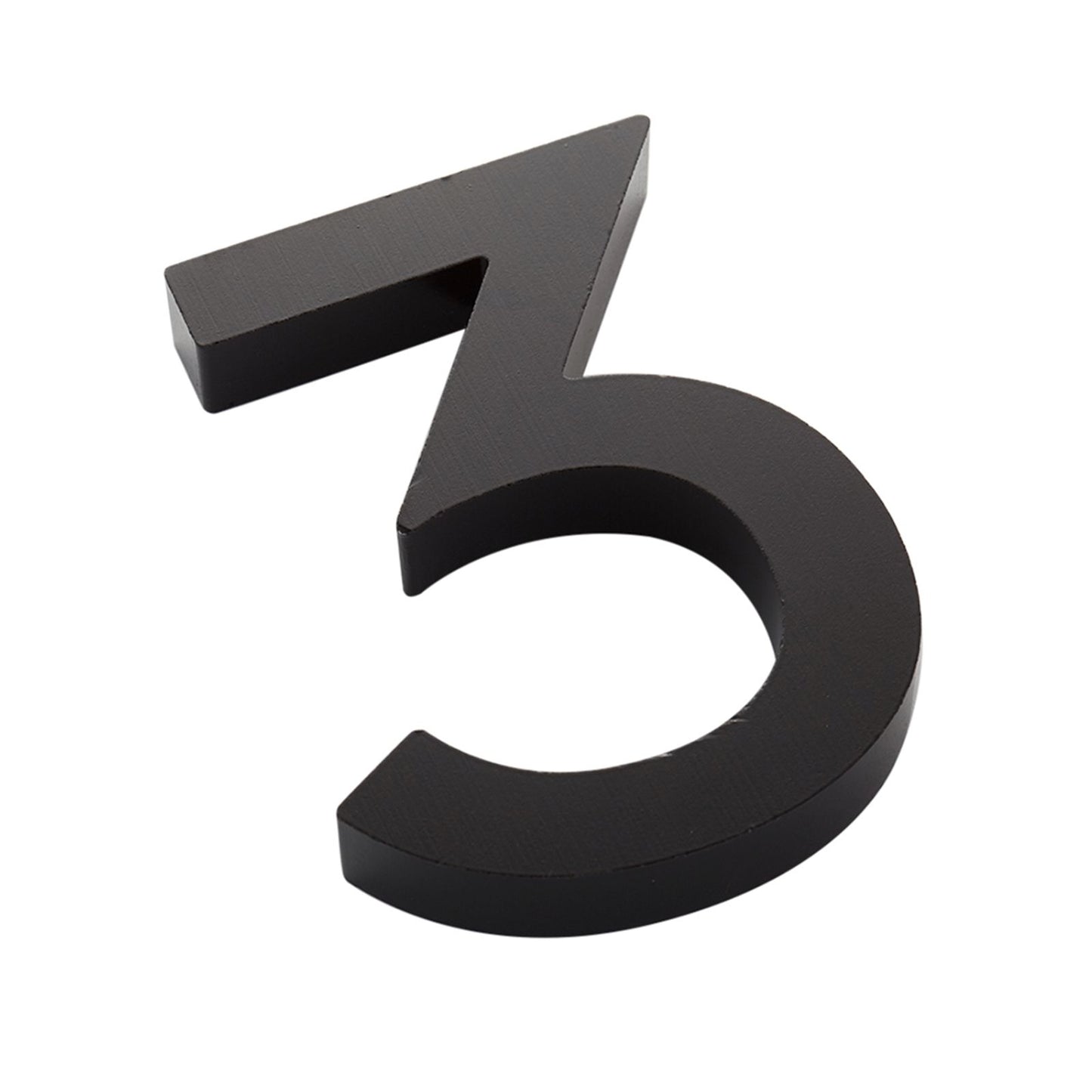 Sandleford House Number 3 - 100mm - Black