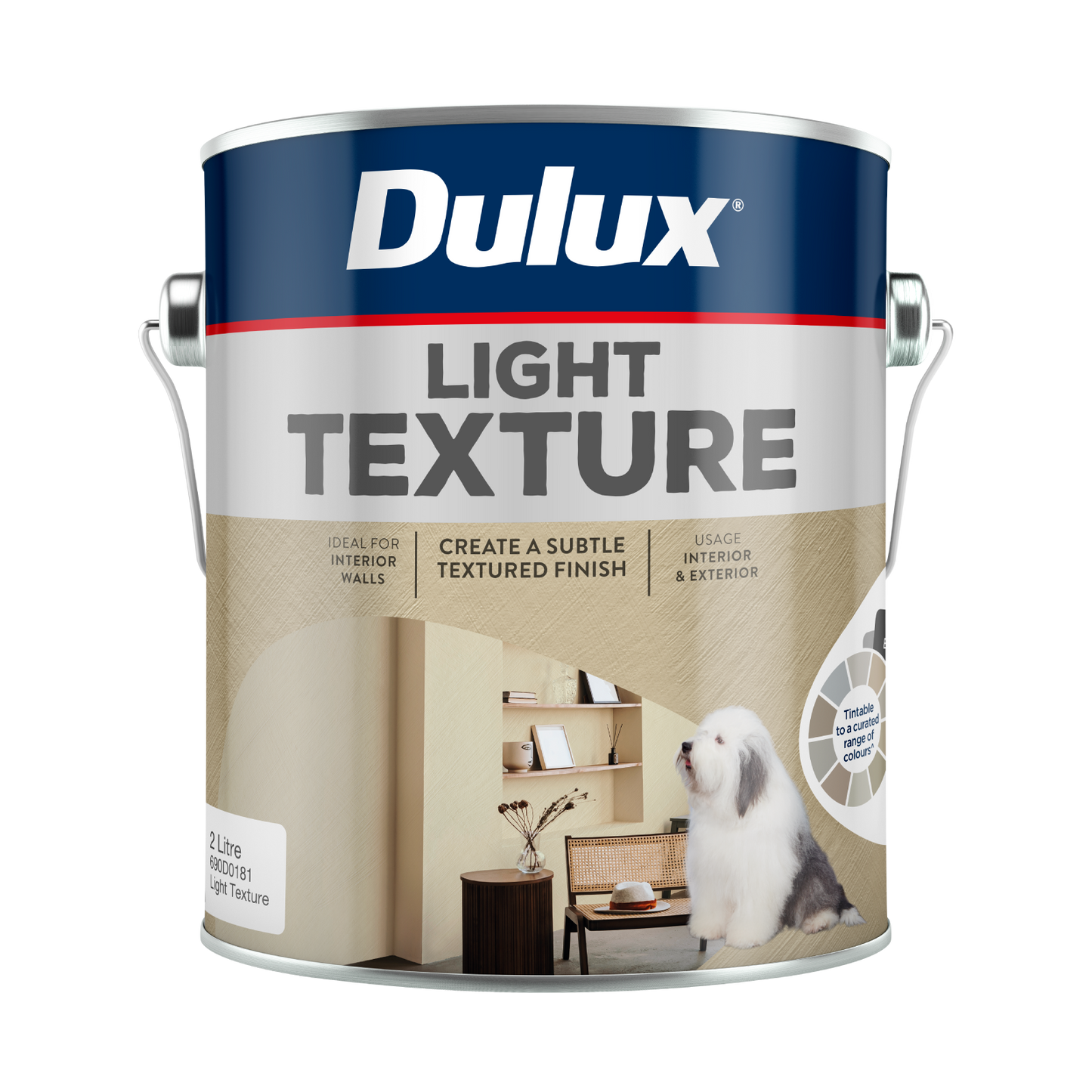 Dulux Design Light Texture Paint - 2L