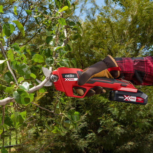 Ozito PXC 18V 25mm Cordless Pruning Secateurs Kit PPK-2518