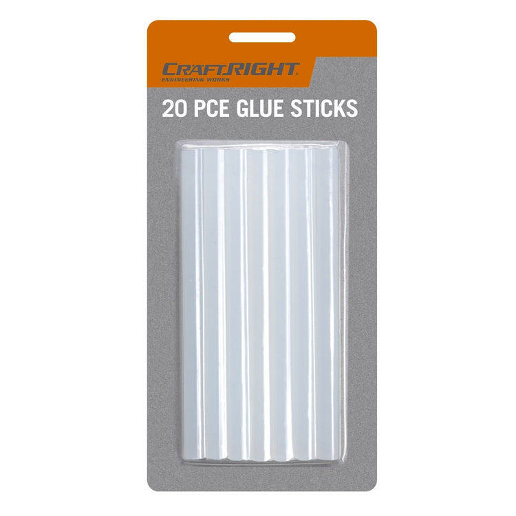 Craftright Glue Sticks - 7.2mm x 100mm - 20 Pack
