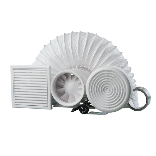 Blauberg Ducto Ultra Quiet Inline Exhaust Fan Kit - 150mm