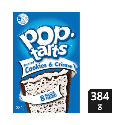 Kellogg's Pop Tarts Frosted Cookies & Creme 8 Toaster Pastries - 384g