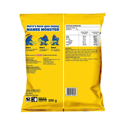 Mamee Monster Noodle Snack Chicken 8 PACK