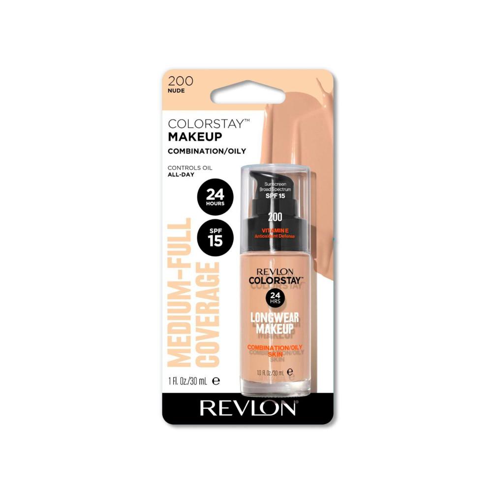 Revlon Colorstay Combination/Oily Longwear Makeup Nude - 30mL