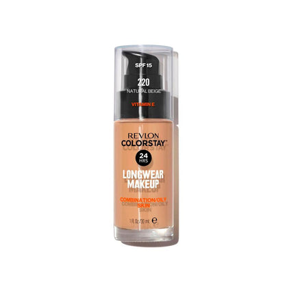 Revlon Colorstay Combination/oily Longwear Makeup Natural Beige - 30mL