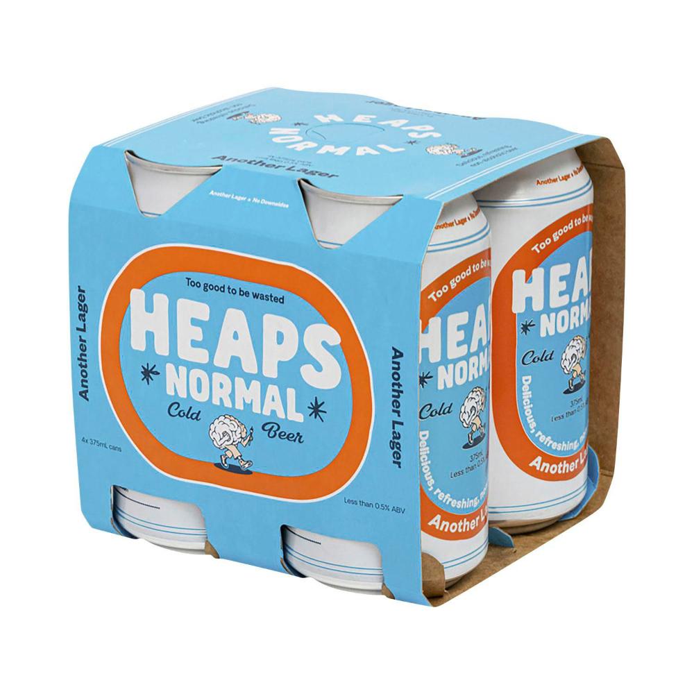 Heaps Normal Another Lager 375ml - 4 Pack