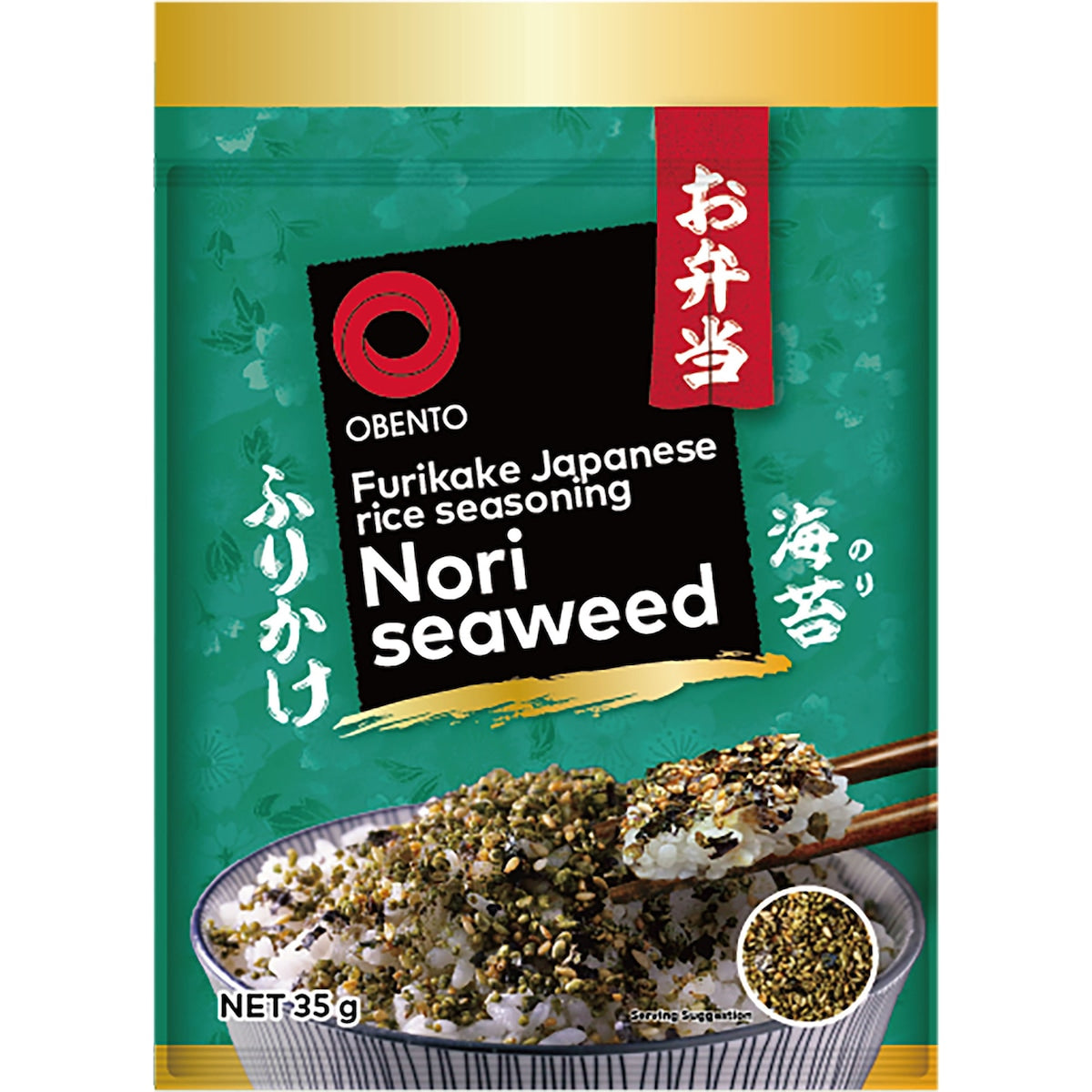 Obento Furikake Japanese Rice Seasoning Nori Seaweed 35g