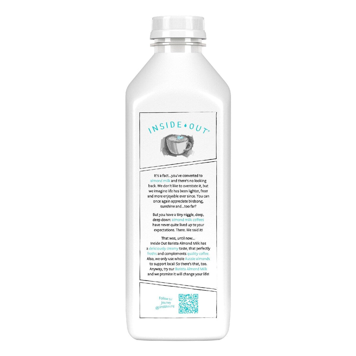 Inside Out Barista Almond Uht Milk 1l