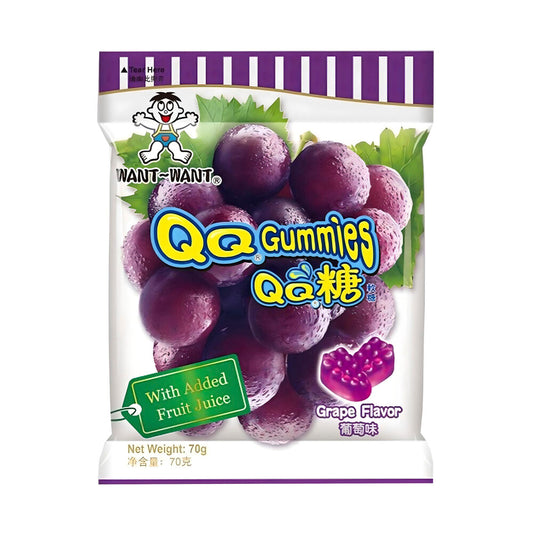 Want Want QQ Grape Gummies - 70g