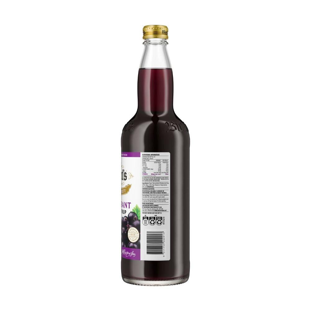 Bickford's Blackcurrant Fruit Juice Syrup Bottle - 750mL