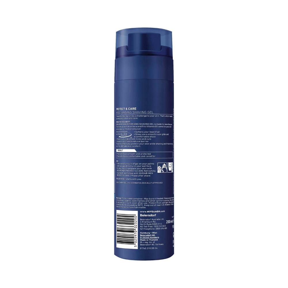 Nivea Men Protect & Care Moisturising Shaving Gel | 200mL