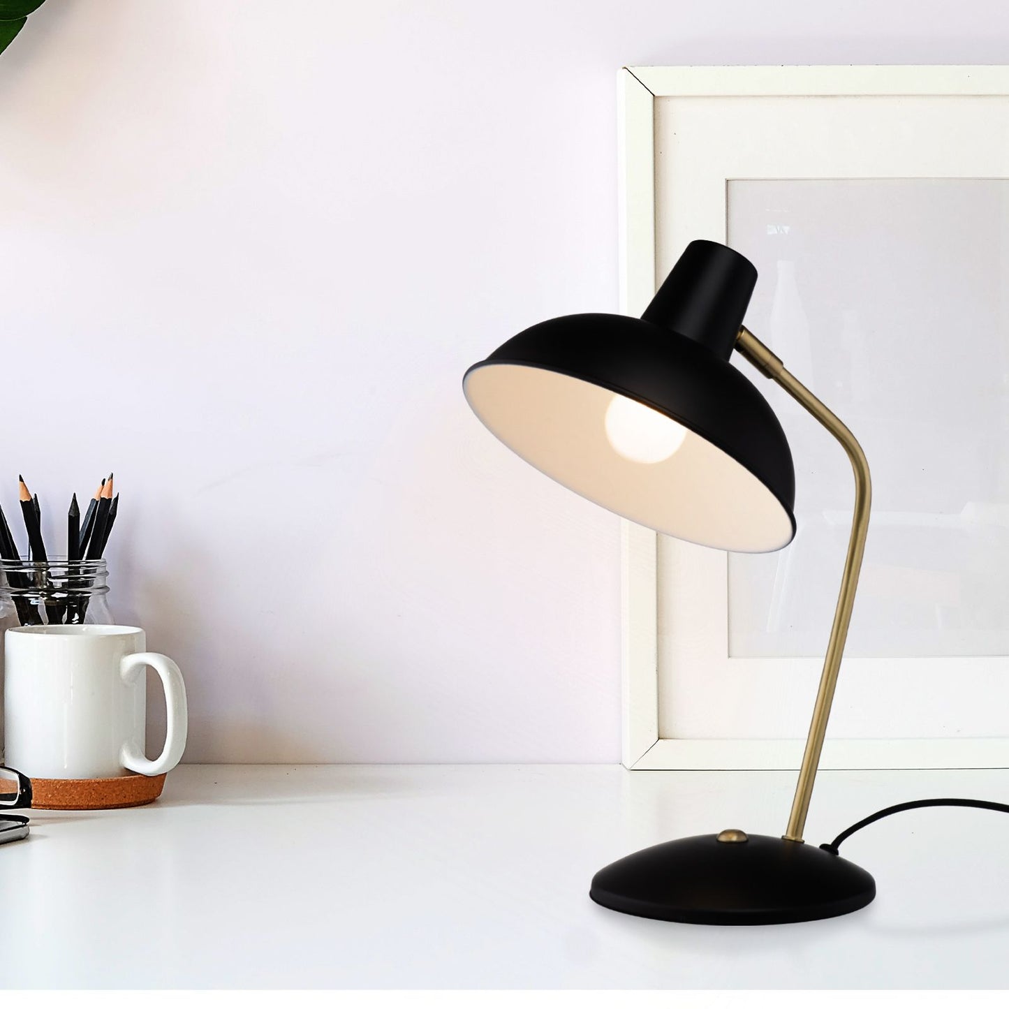 Verve Design Black Chloe Desk Lamp - 1200mm
