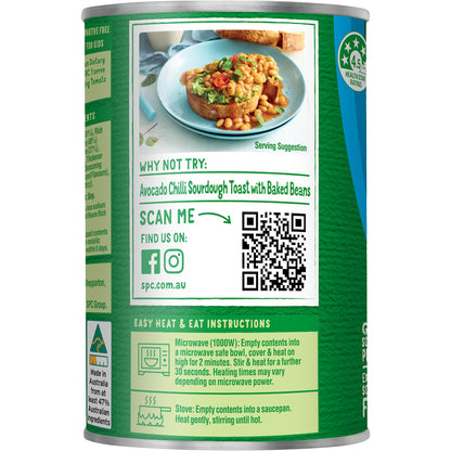 Spc Baked Beans Rich Tomato Salt Reduced 425g