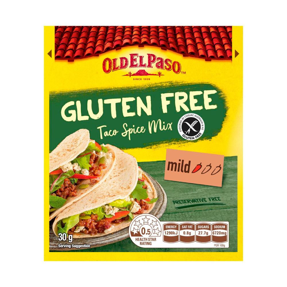 Old El Paso Gluten Free Taco Spice Mix - 30g