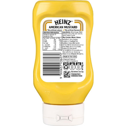 Heinz American Mustard Bottle 220ml