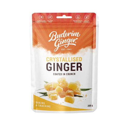 Buderim Ginger Crystallised Ginger - 200g