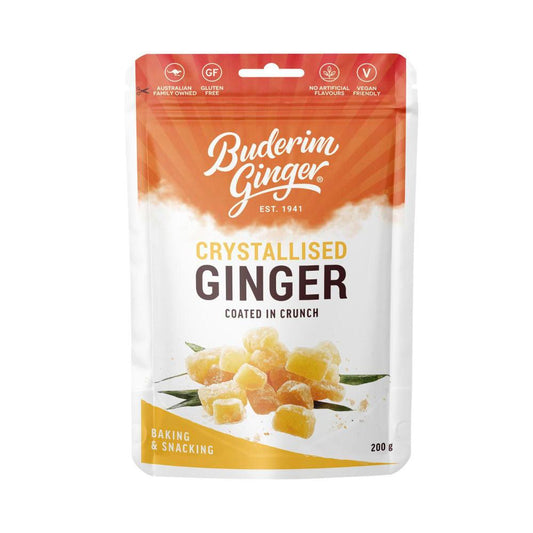 Buderim Ginger Crystallised Ginger - 200g
