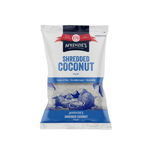McKenzie's Shredded Coconut Pouches - 215g
