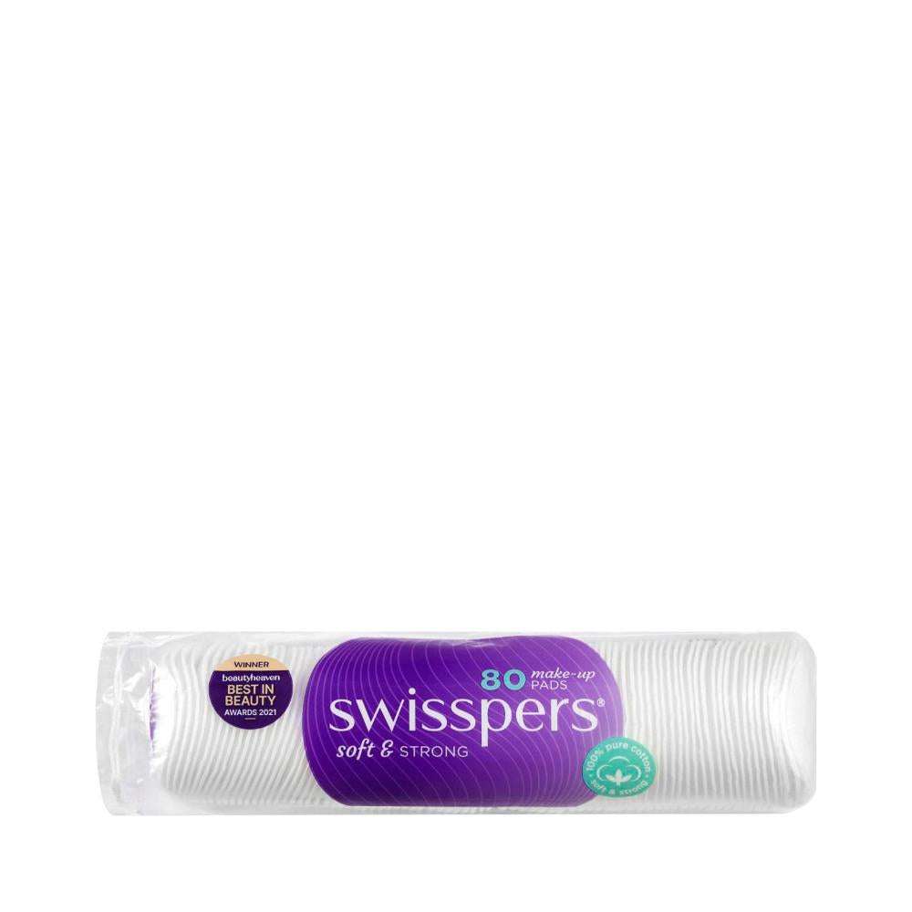 Swisspers Cotton Round Make Up Pads - 80 pack