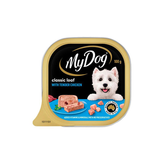 My Dog Adult Wet Dog Food assic Loaf With Tender Chicken Tray - 100g