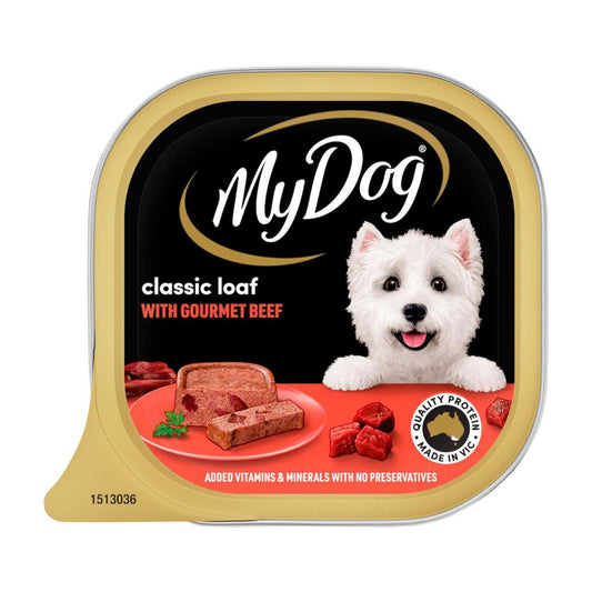 My Dog assic Loaf With Gourmet Beef Tray Adult Wet Dog Food - 100g