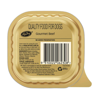 My Dog assic Loaf With Gourmet Beef Tray Adult Wet Dog Food - 100g