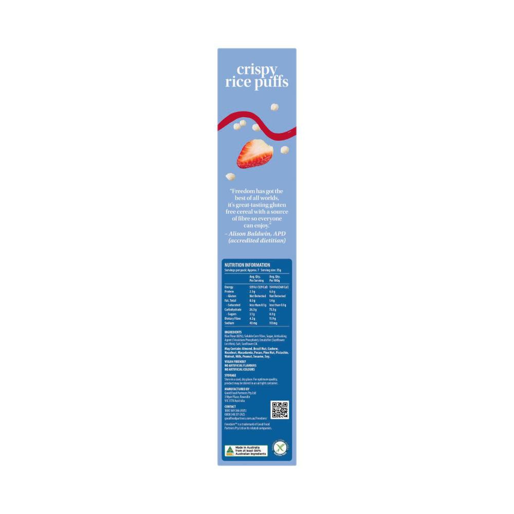 Freedom assic Rice Puffs Cereal - 250g