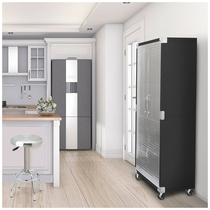 Seville Classics Ultrahd Storage Cabinet UHD20143 Satin Graphite Steel