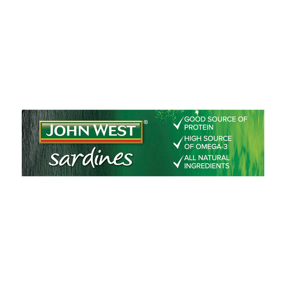 John West Salt Reduced Sardines In Springwater - 110g
