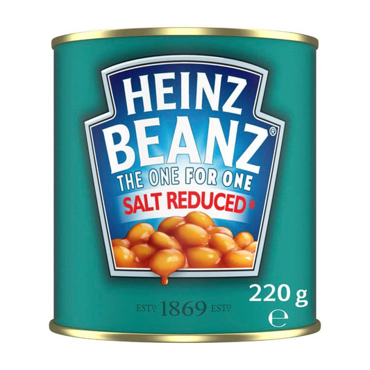 Heinz Baked Beans Regular Salt Reduced Beans - 220g