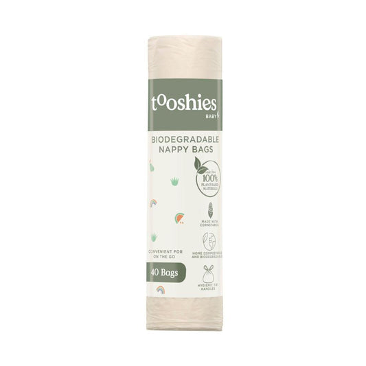 Tooshies Biodegrable Nappy Bags - 40 pack