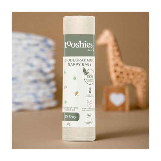 Tooshies Biodegrable Nappy Bags - 40 pack