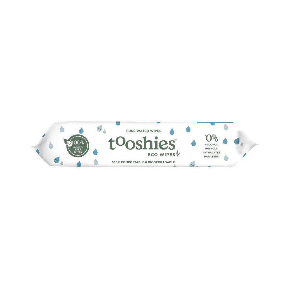Tooshies Water Baby Wipes - 70 pack