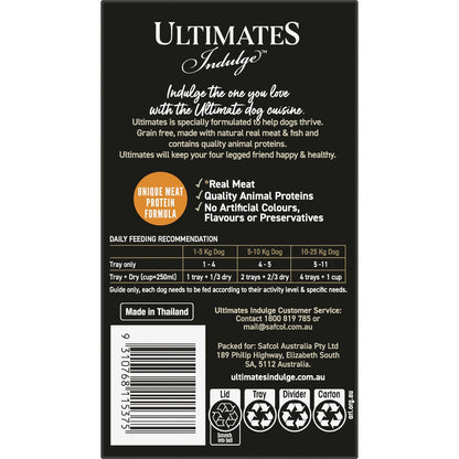 Ultimates Indulge Wet Dog Food Chicken Mince In Gravy 100g X 6 Pack