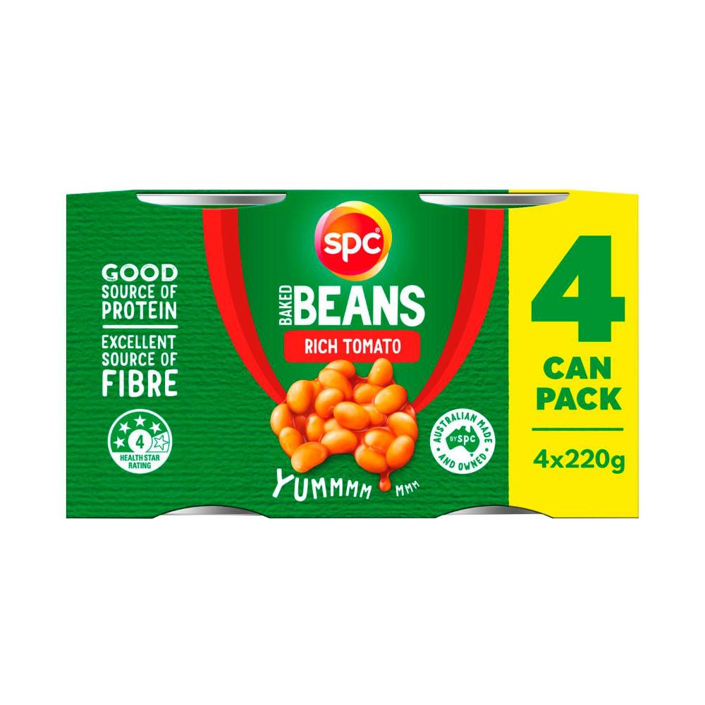SPC Canned Regular 4 Pack - 880g