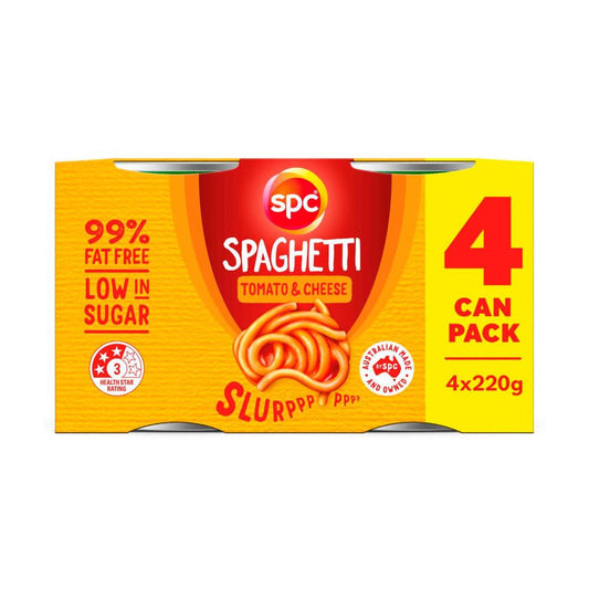 SPC Canned With Cheese 4 Pack - 880g