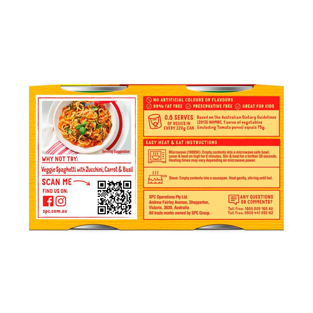 SPC Canned With Cheese 4 Pack - 880g