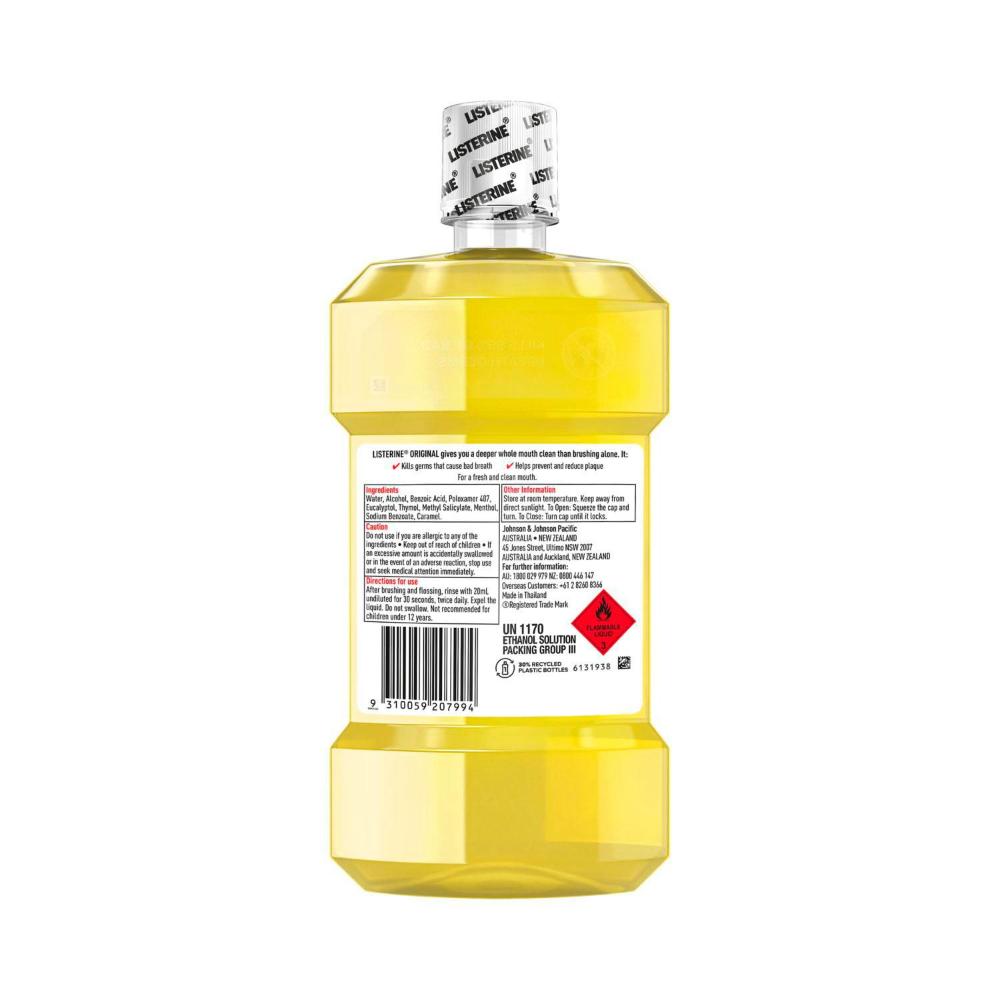 Listerine Mouthwash Antiseptic - 1L