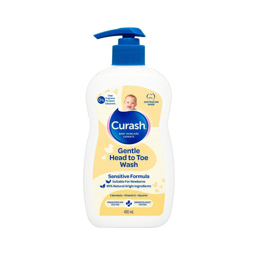 Curash Gentle Head To Toe Wash Baby Bath - 400mL