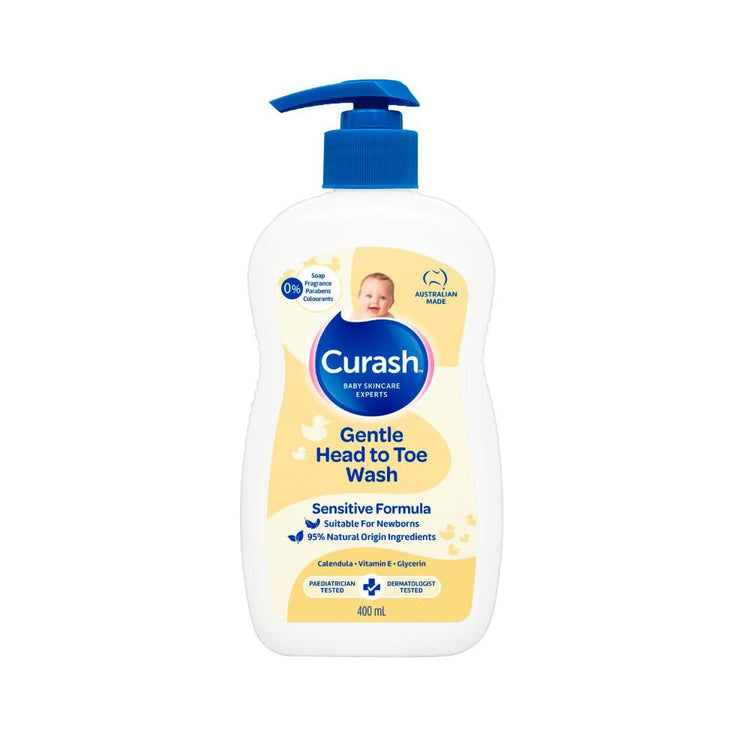 Curash Gentle Head To Toe Wash Baby Bath - 400mL