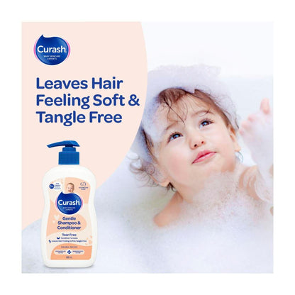 Curash Gentle Baby Shampoo & Conditioner Tear Free - 400mL