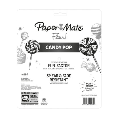 Papermate Flair Candy Pop - 24 pack
