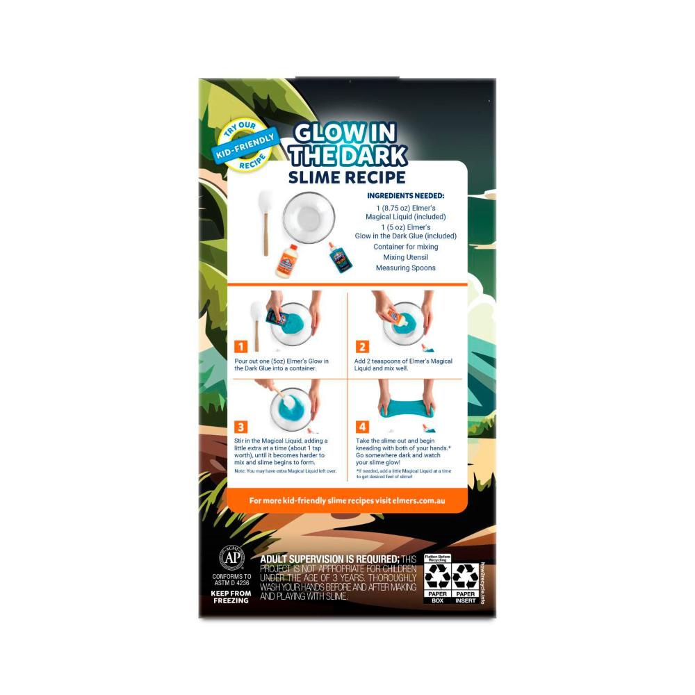 Elmers Dinosaur Night Slime Kit - 1 each