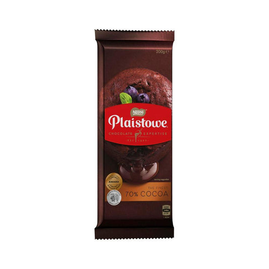 Nestle Plaistowe Baking Chocolate 70% Cocoa Block - 180g